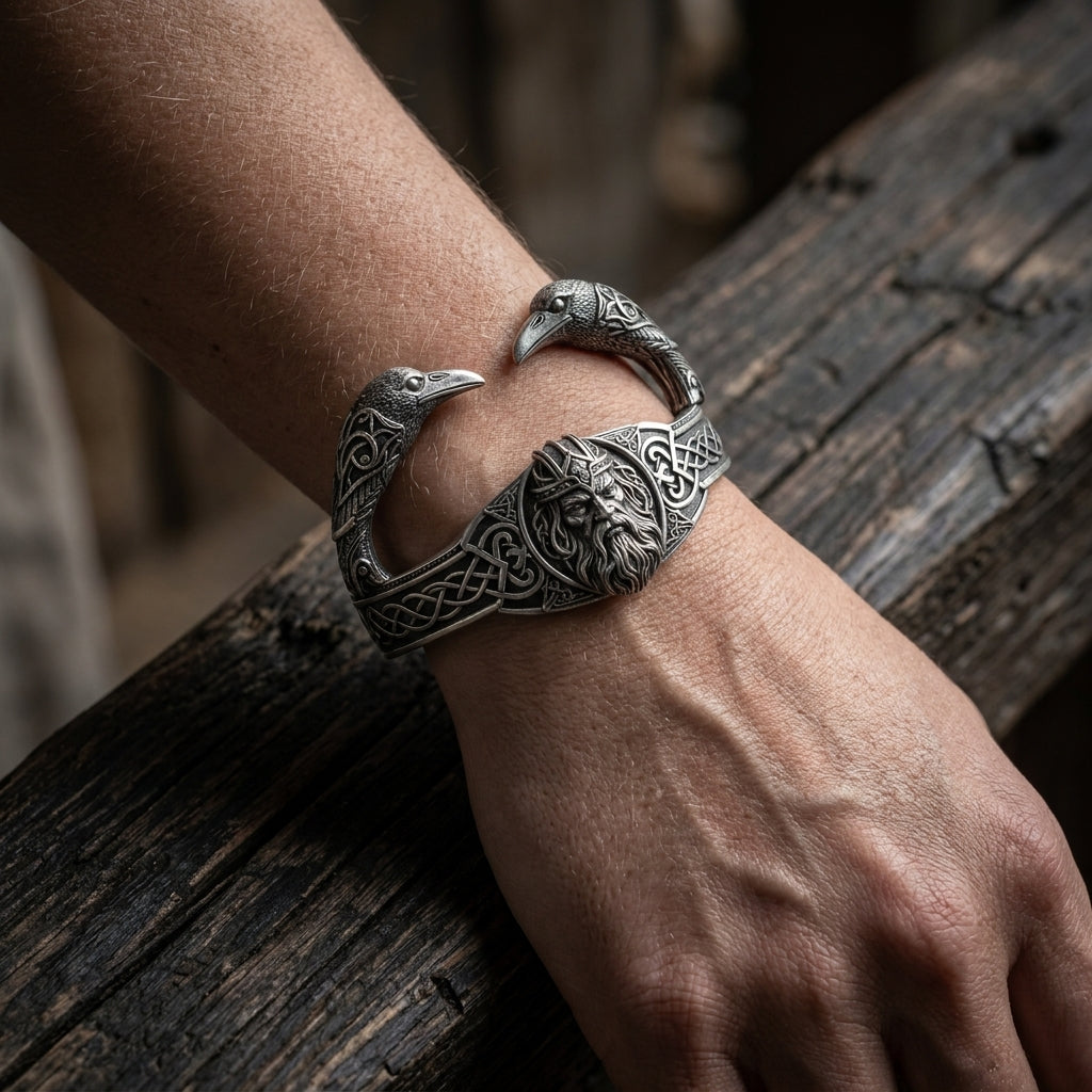 Odin Allfather Cuff Bangle