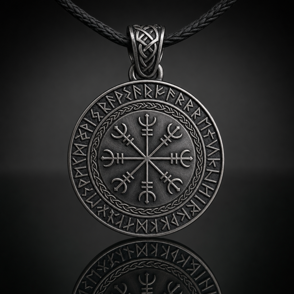 Helm of Awe Aegishjalmur Pendant Necklace