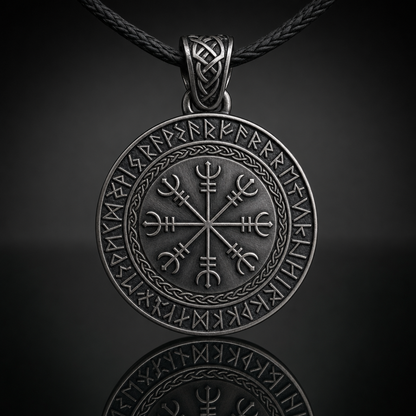 Helm of Awe Aegishjalmur Pendant Necklace