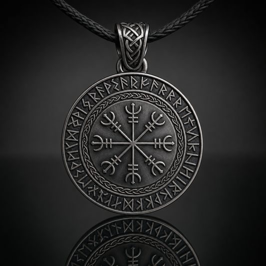 Helm of Awe Aegishjalmur Pendant Necklace
