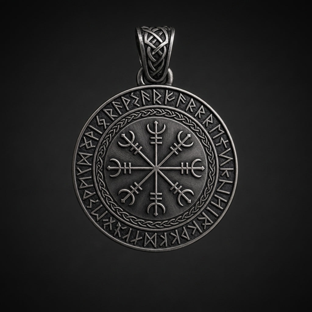 Helm of Awe Aegishjalmur Pendant Necklace