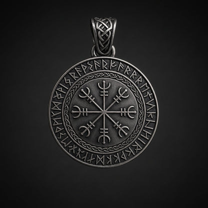 Helm of Awe Aegishjalmur Pendant Necklace
