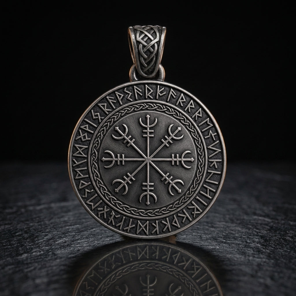 Helm of Awe Aegishjalmur Pendant Necklace