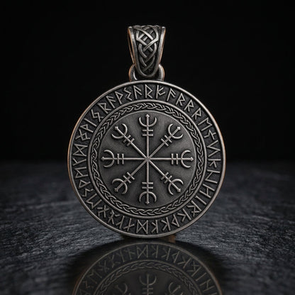 Helm of Awe Aegishjalmur Pendant Necklace