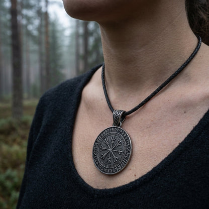 Helm of Awe Aegishjalmur Pendant Necklace