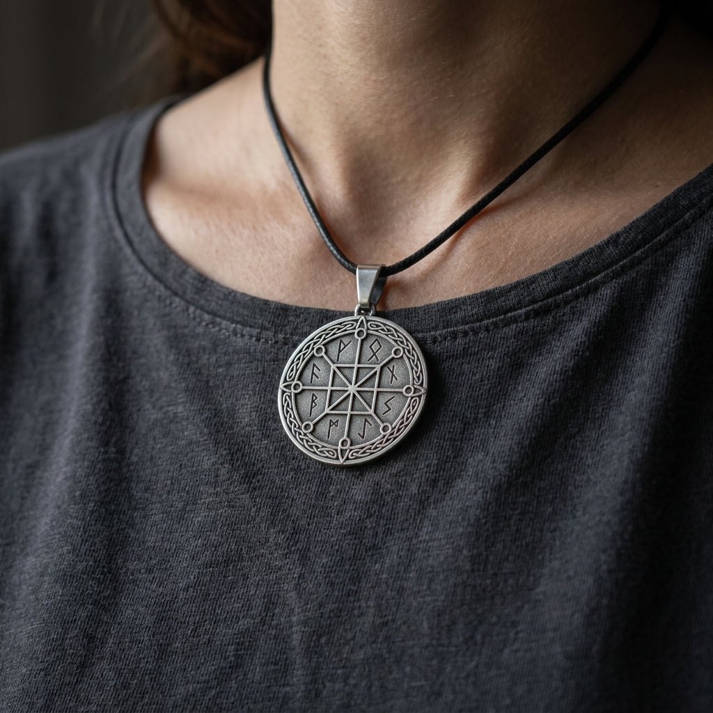 Web of Wyrd Norns Pendant Necklace