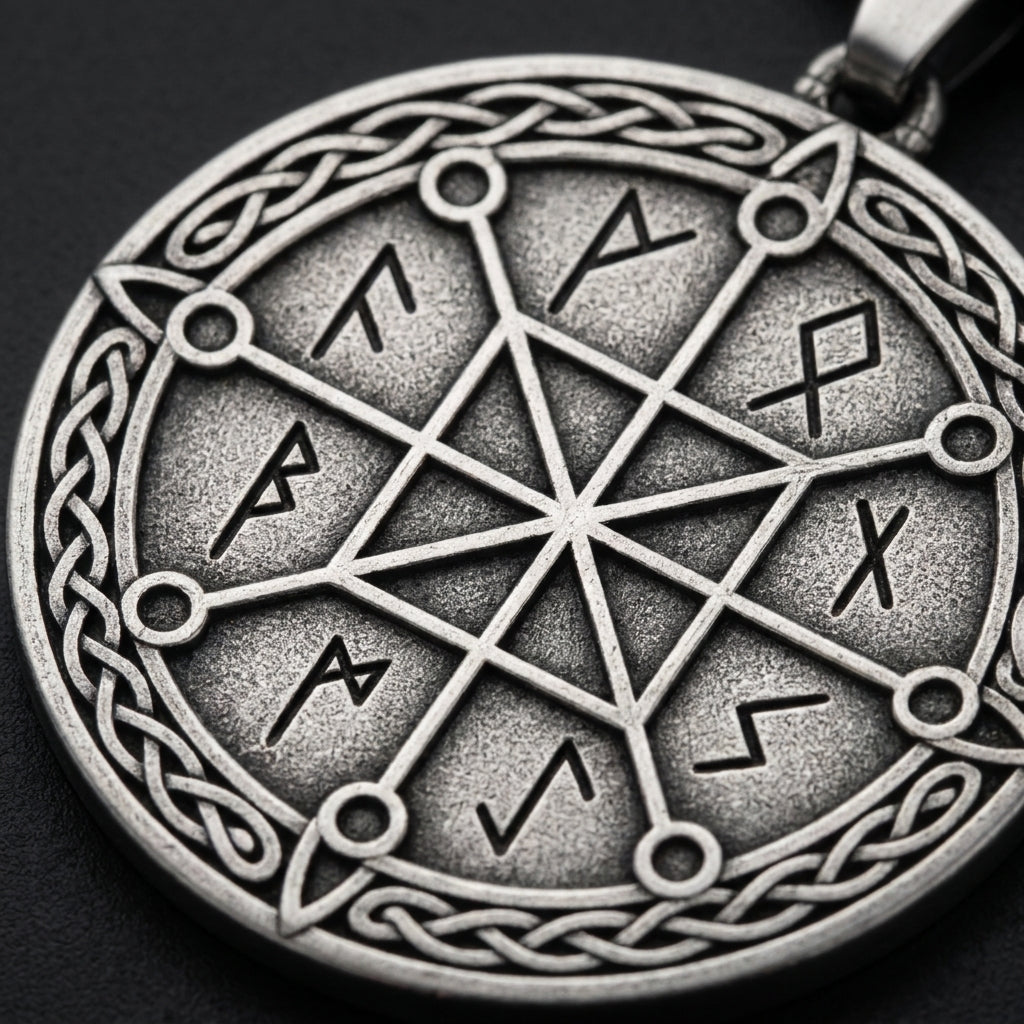 Web of Wyrd Norns Pendant Necklace