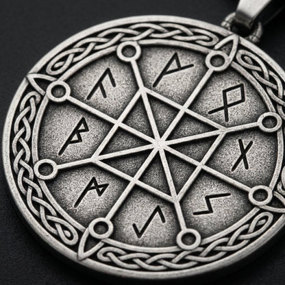 Web of Wyrd Norns Pendant Necklace