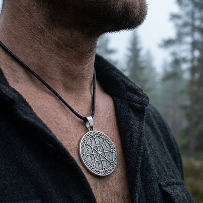 Web of Wyrd Norns Pendant Necklace