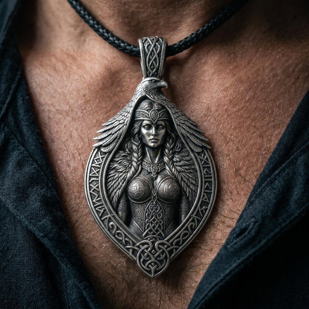 Norse Goddess Freya Pendant Necklace