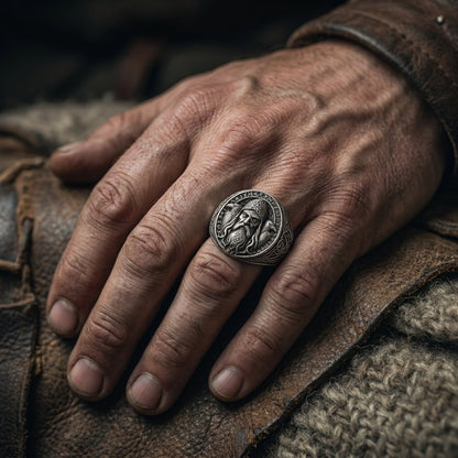 Odin Allfather Signet Ring