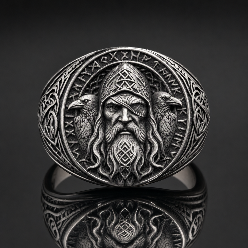 Odin Allfather Signet Ring