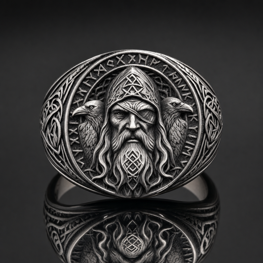 Odin Allfather Signet Ring
