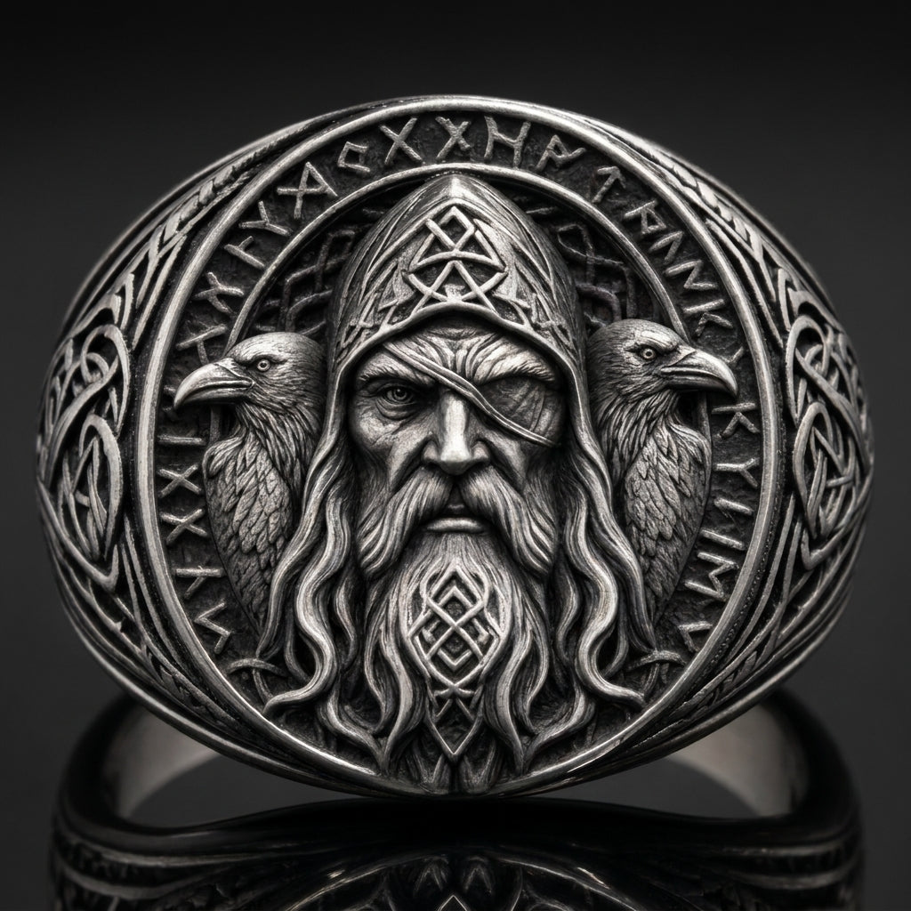 Odin Allfather Signet Ring