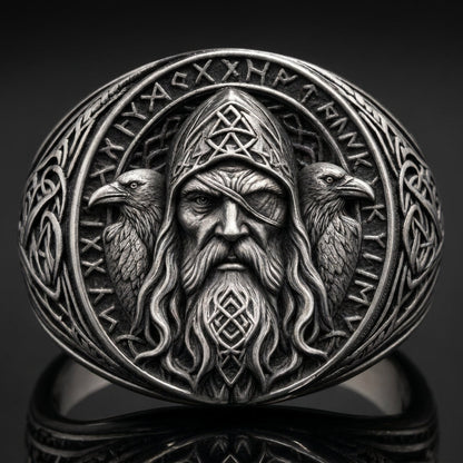 Odin Allfather Signet Ring