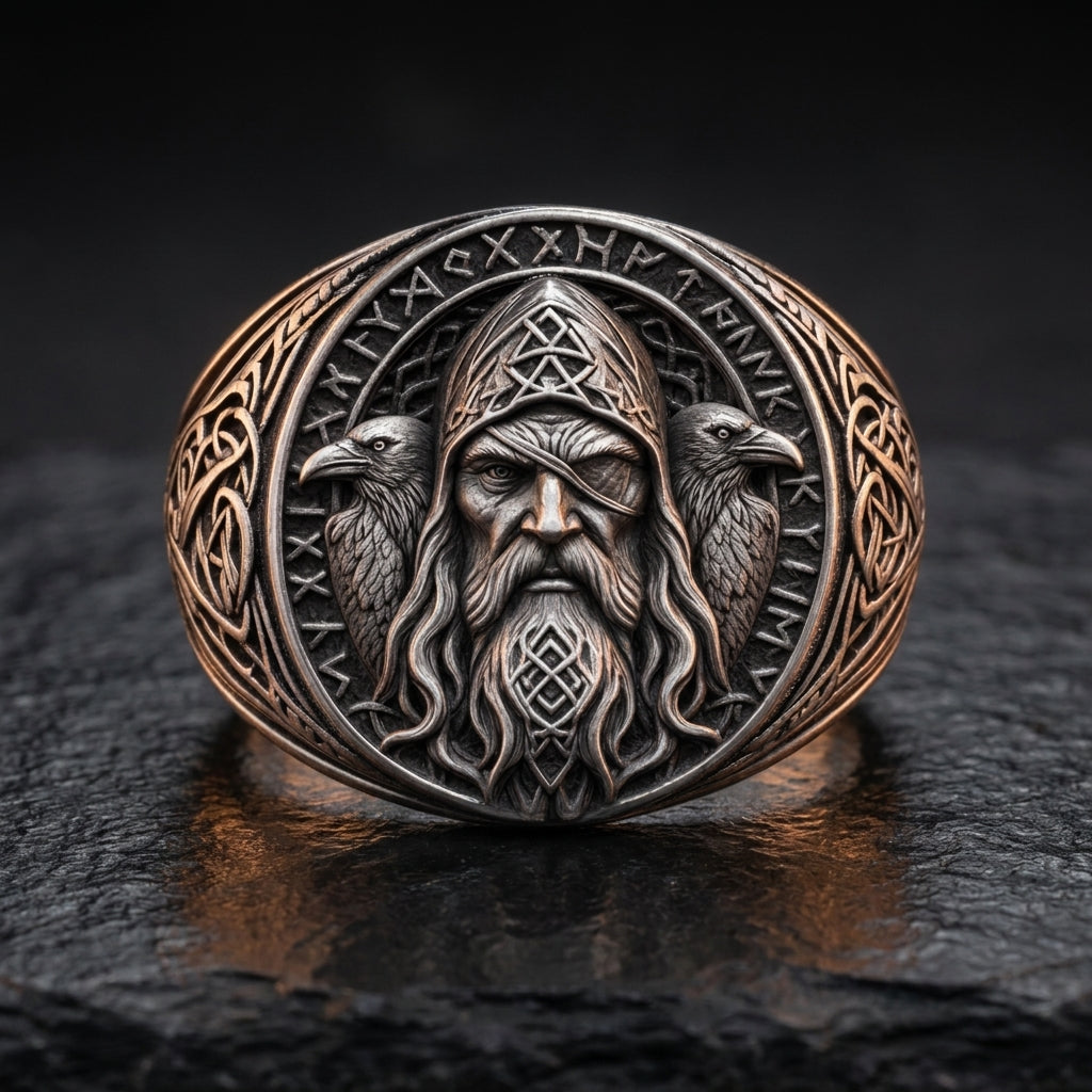 Odin Allfather Signet Ring