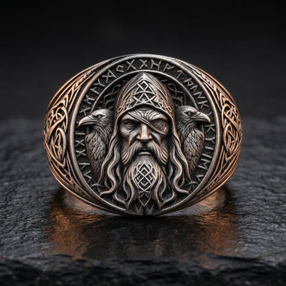 Odin Allfather Signet Ring