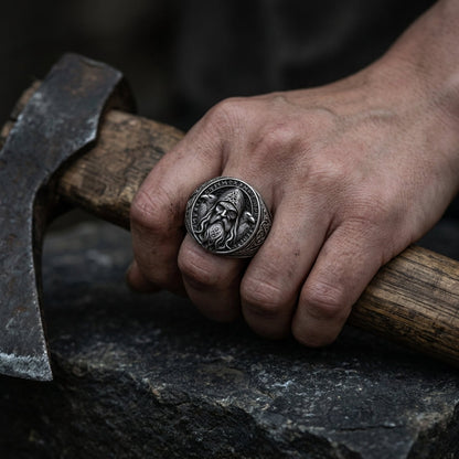 Odin Allfather Signet Ring
