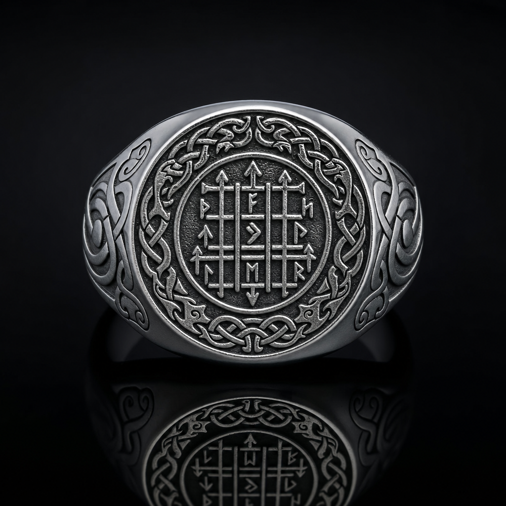 Web of Wyrd Signet Ring