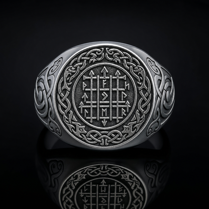 Web of Wyrd Signet Ring