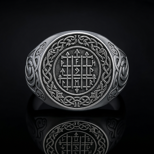 Web of Wyrd Signet Ring