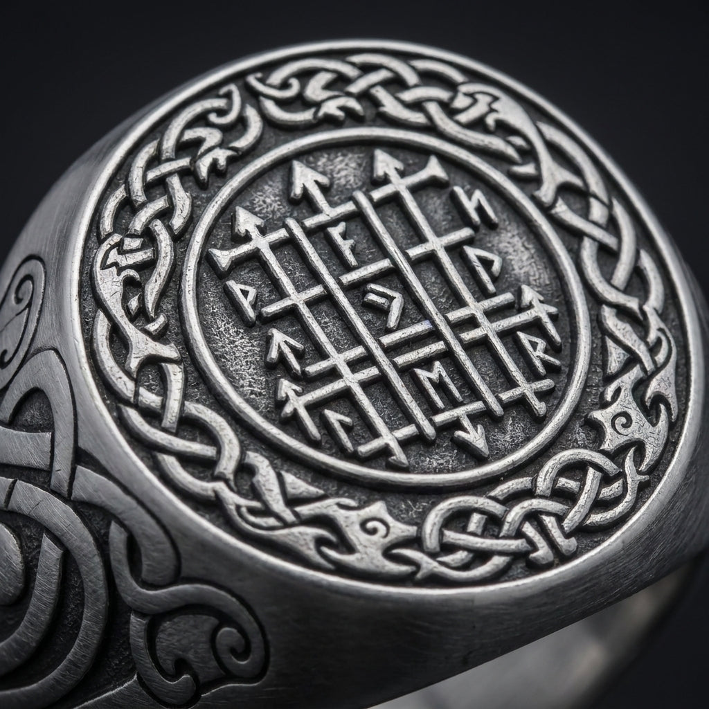 Web of Wyrd Signet Ring