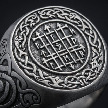 Web of Wyrd Signet Ring