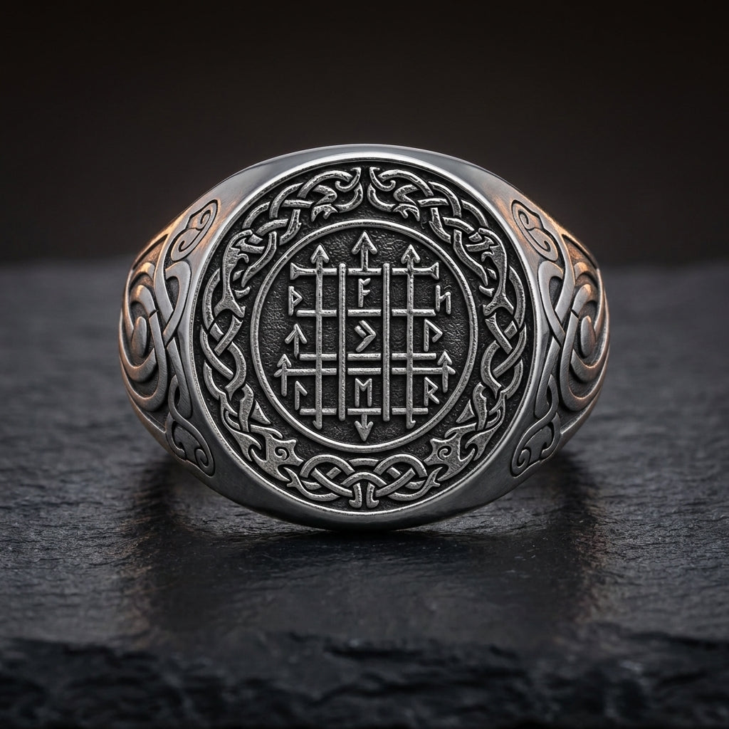 Web of Wyrd Signet Ring