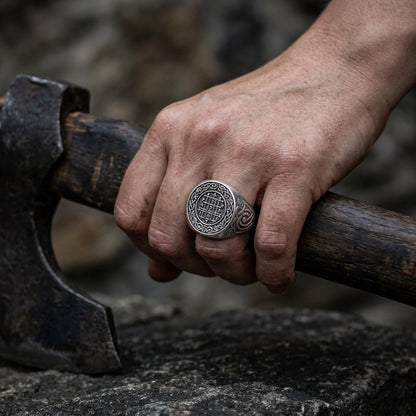 Web of Wyrd Signet Ring