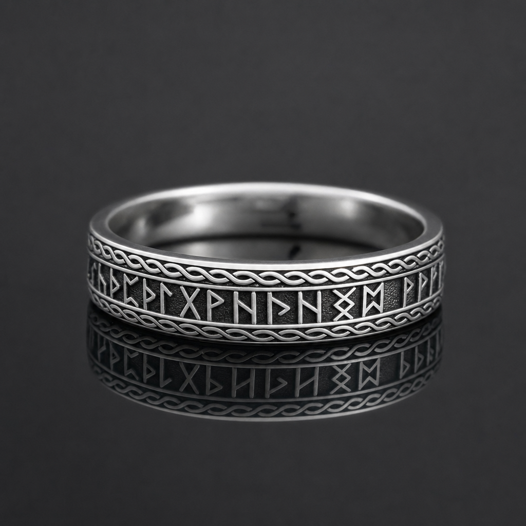 Viking Shieldmaiden Rune Ring