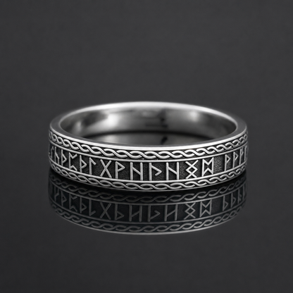 Viking Shieldmaiden Rune Ring