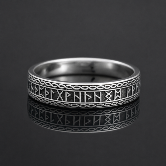 Viking Shieldmaiden Rune Ring