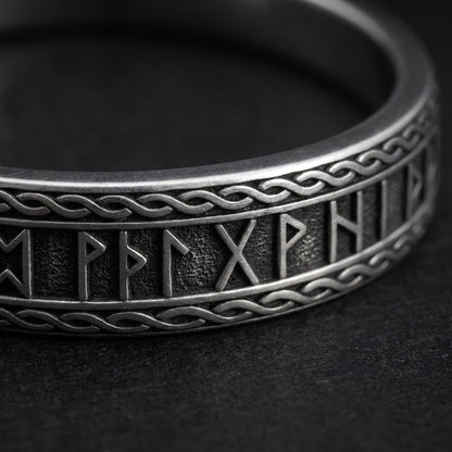 Viking Shieldmaiden Rune Ring