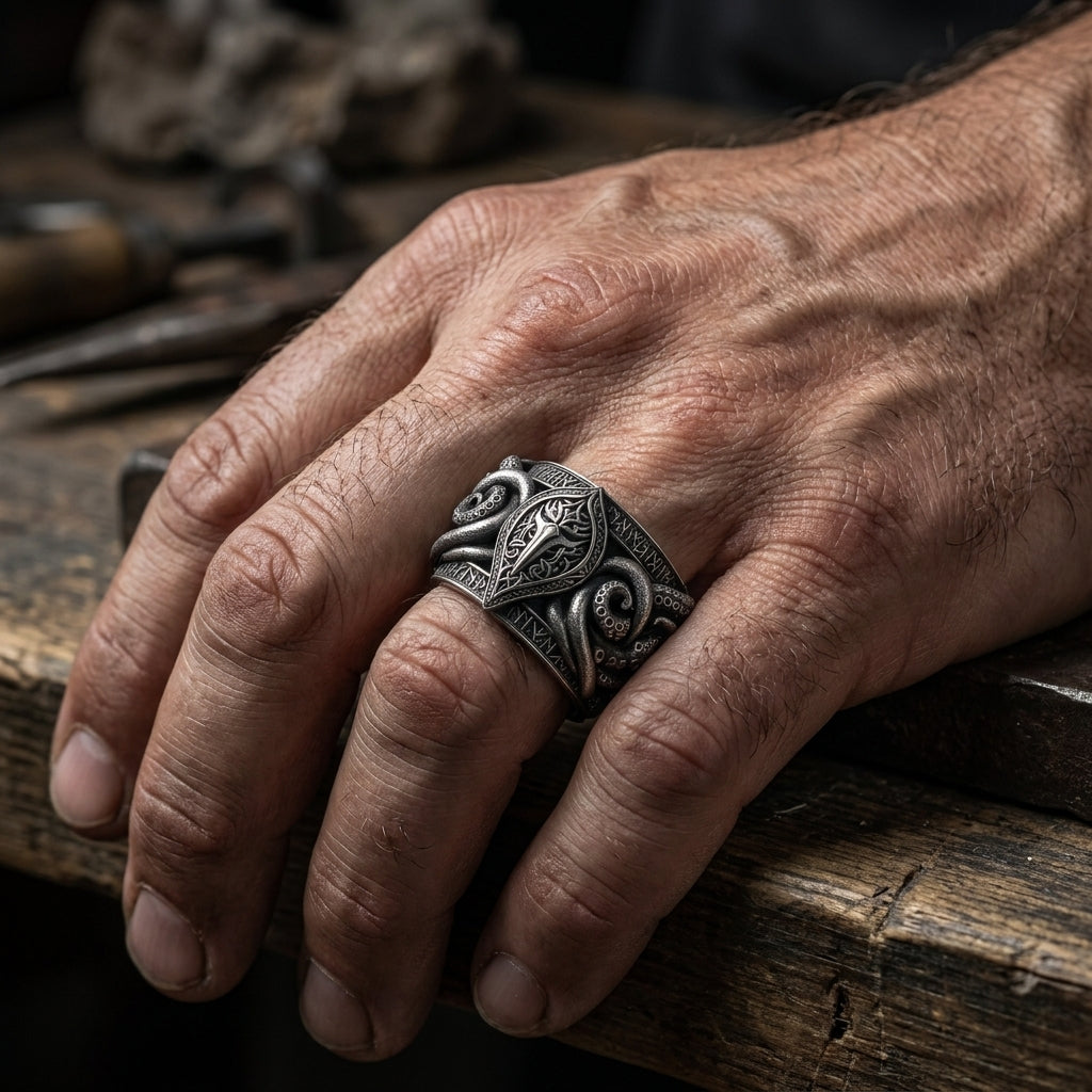 Norse Kraken Ring