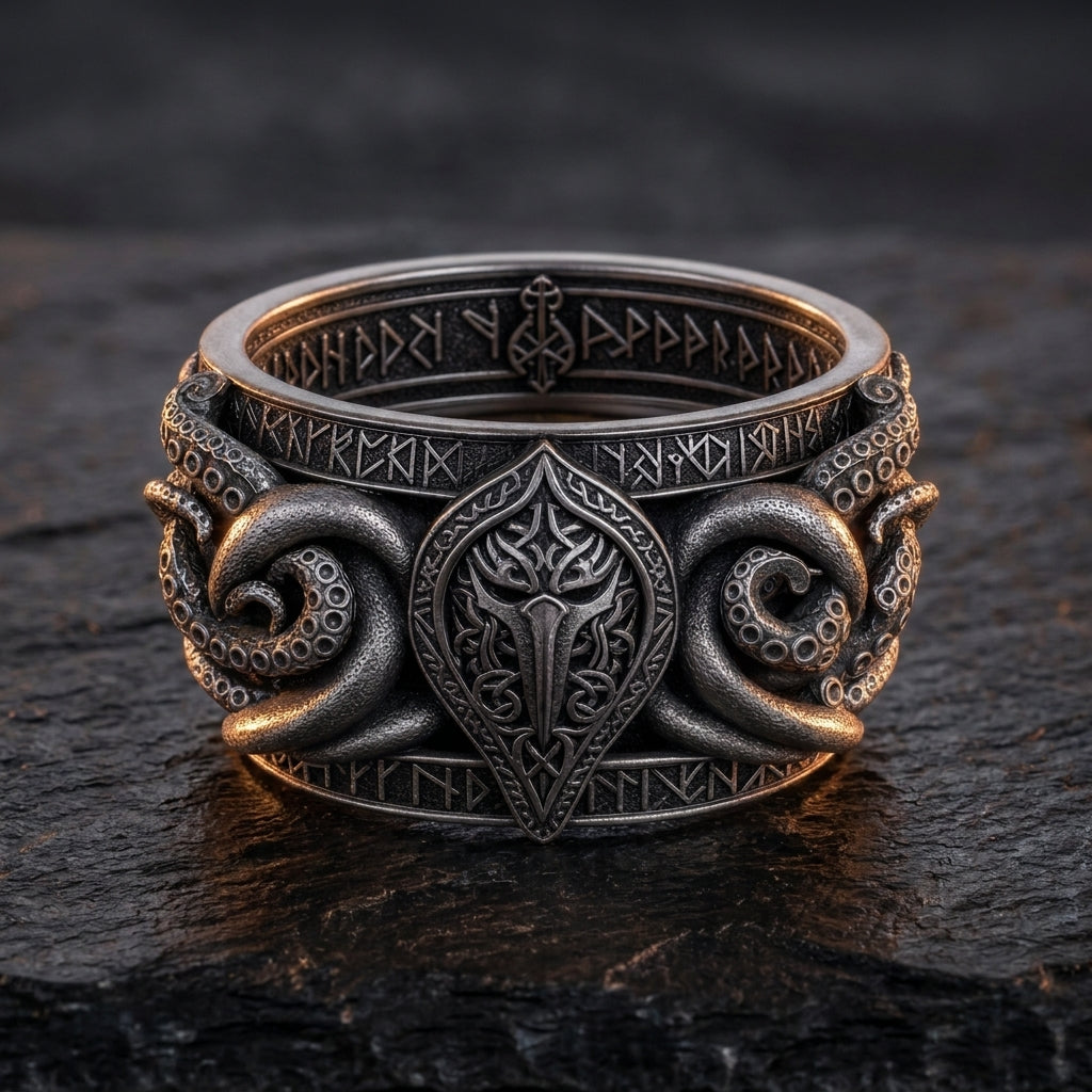 Norse Kraken Ring