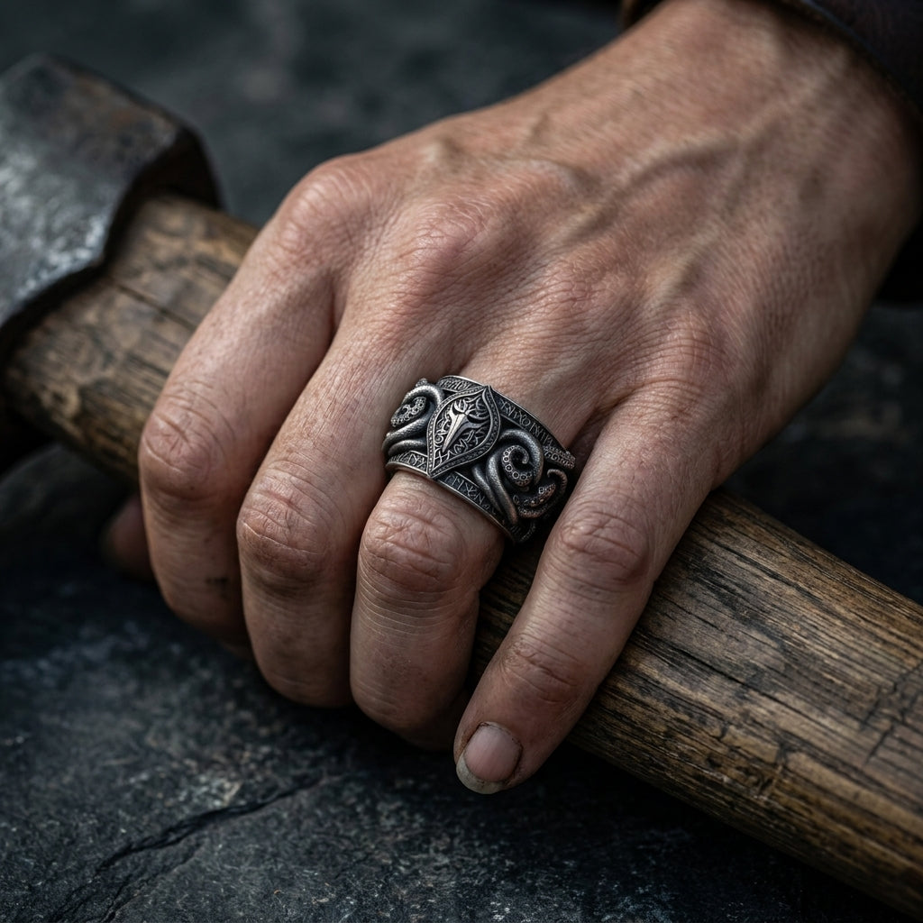 Norse Kraken Ring