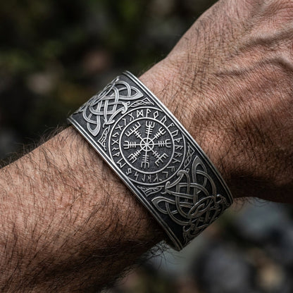Helm of Awe Cuff Bangle Bracelet