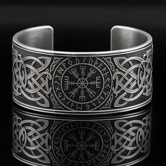 Helm of Awe Cuff Bangle Bracelet