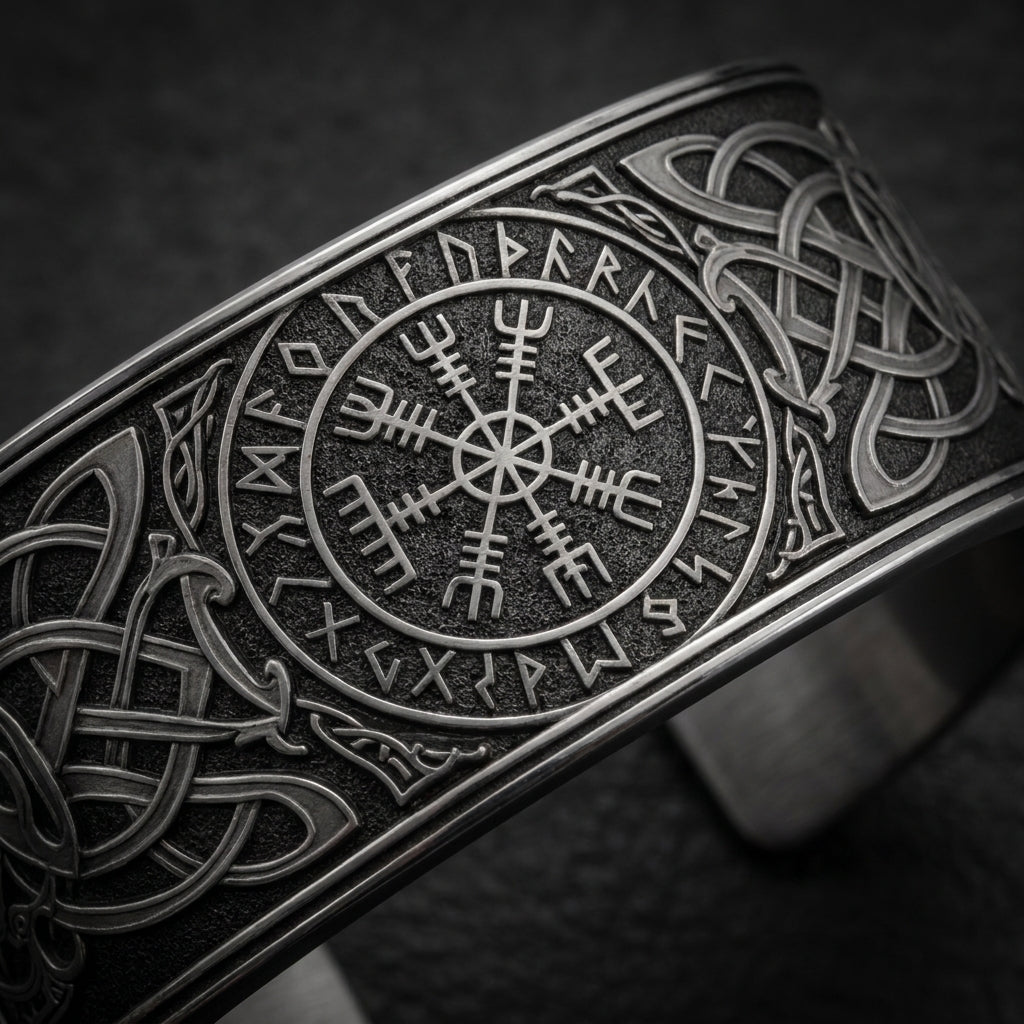 Helm of Awe Cuff Bangle Bracelet