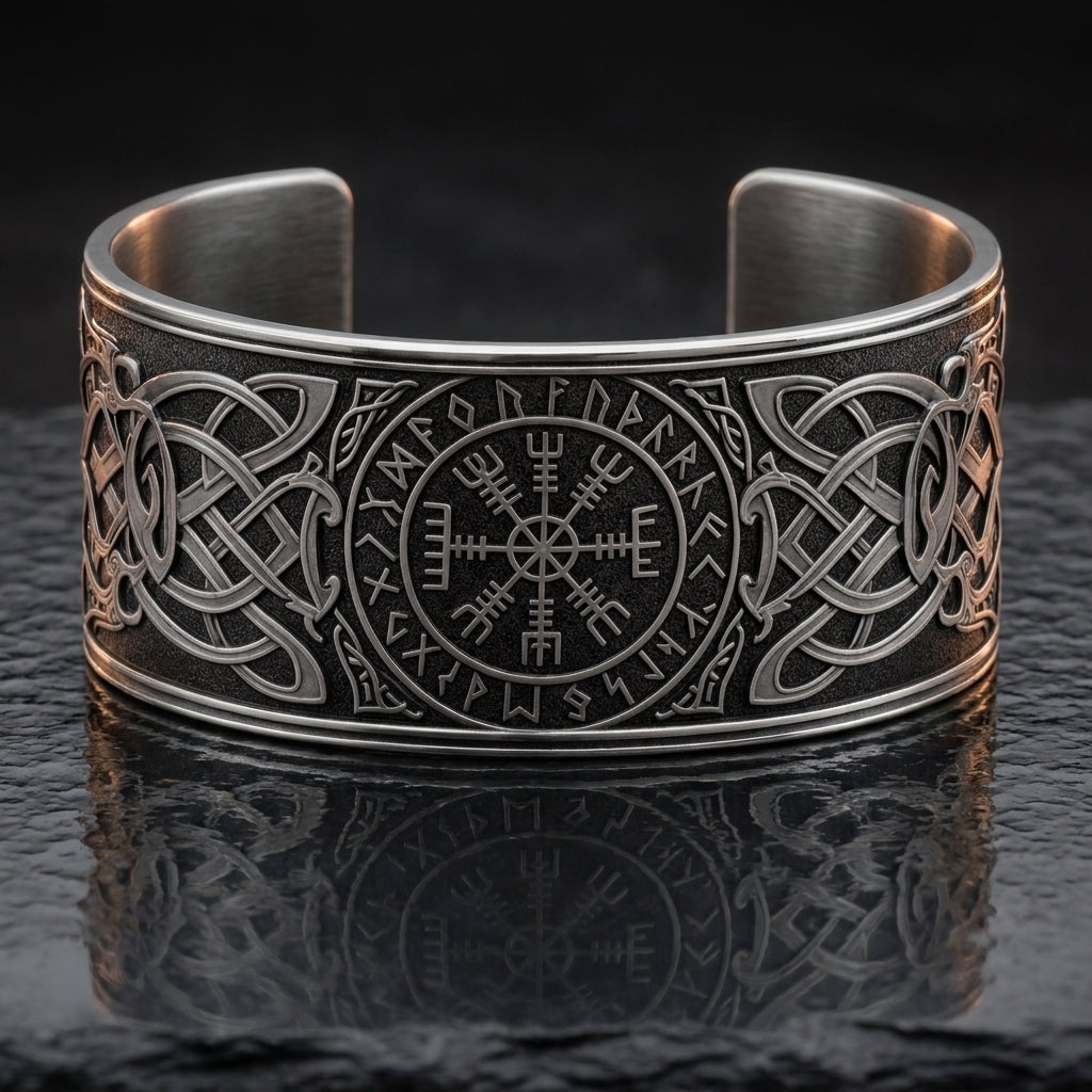 Helm of Awe Cuff Bangle Bracelet