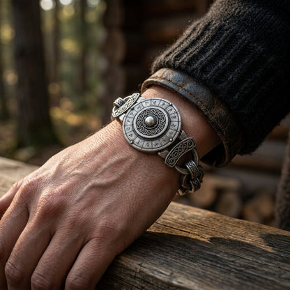Viking Shield Wall Chain Bracelet