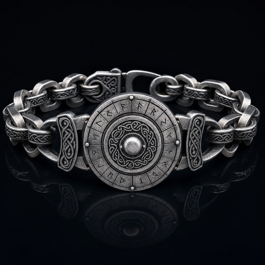 Viking Shield Wall Chain Bracelet