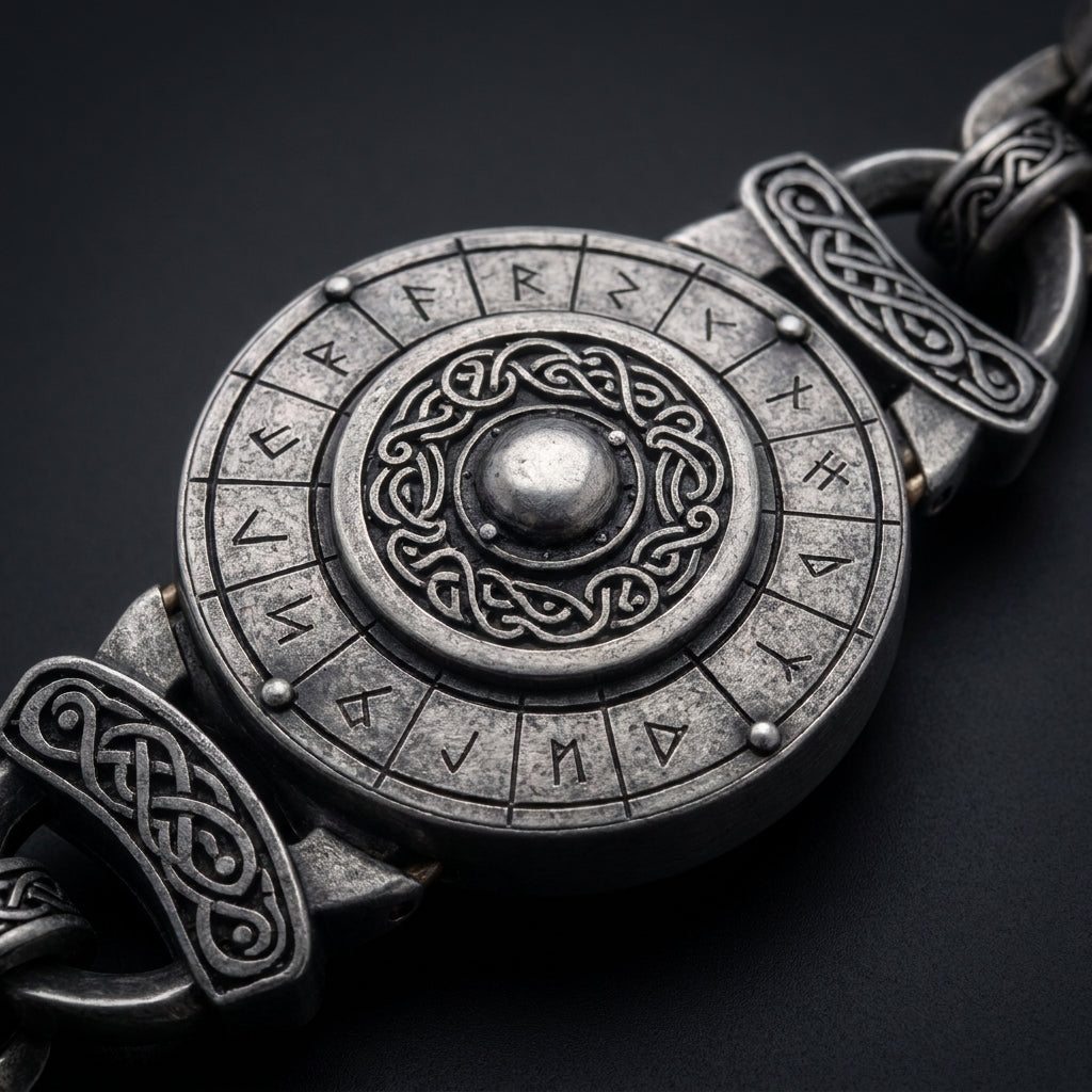 Viking Shield Wall Chain Bracelet