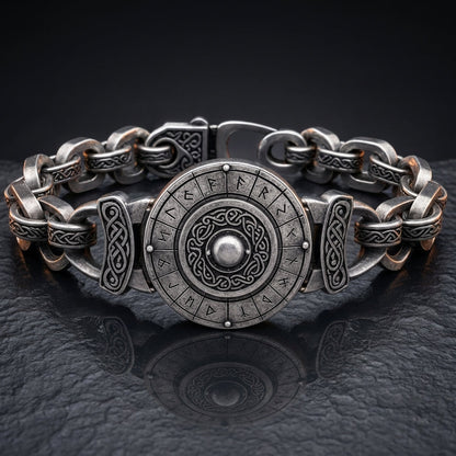 Viking Shield Wall Chain Bracelet