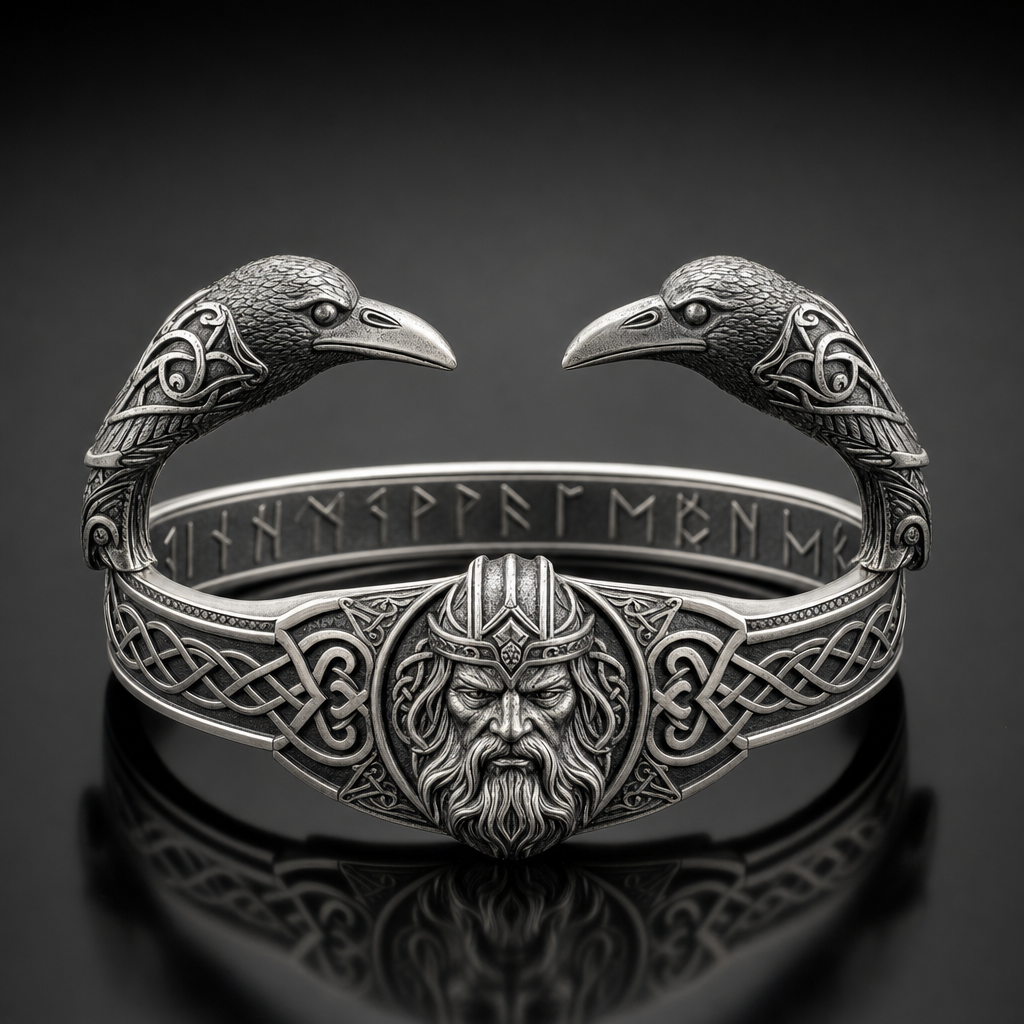 Odin Allfather Cuff Bangle