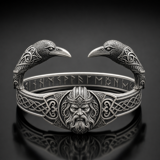 Odin Allfather Cuff Bangle