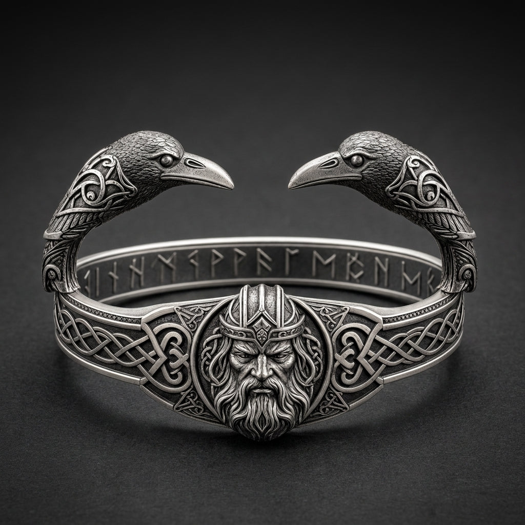 Odin Allfather Cuff Bangle