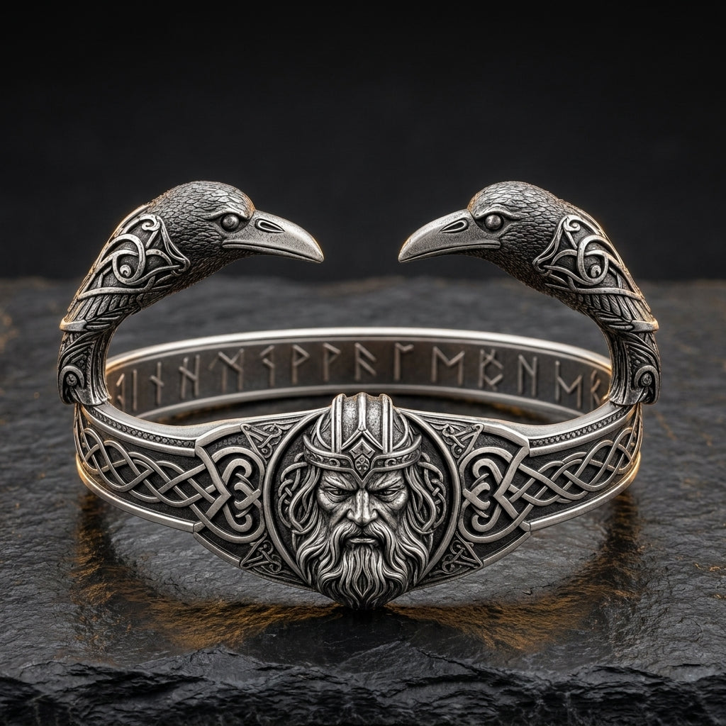 Odin Allfather Cuff Bangle