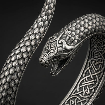 Jörmungandr Serpent Arm Ring Cuff