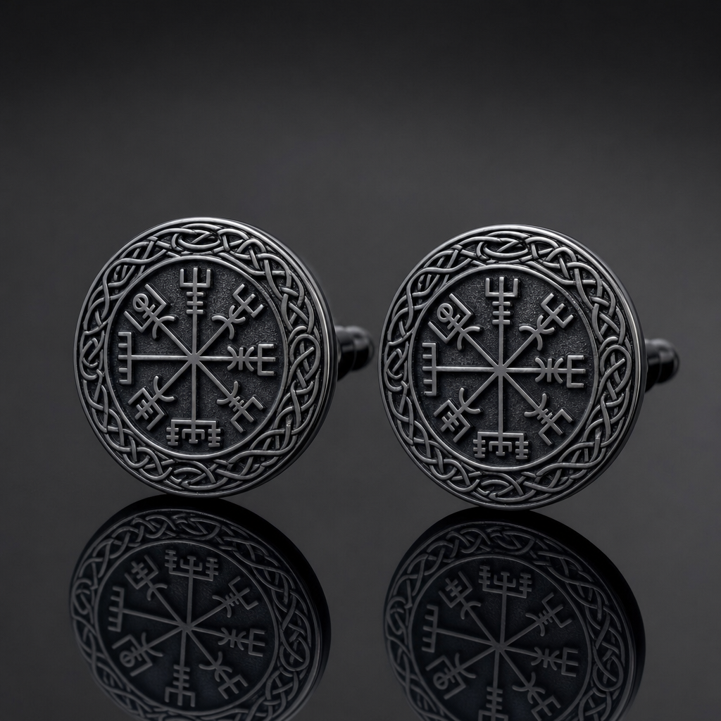 Helm of Awe Aegishjalmur Stud Earrings